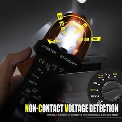 Handheld BTMETER Clamp Meter AC&DC Volt Amp Multimeter Current Clamp Amperemeter