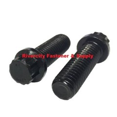 (50) 1/4-20×3/4 Alloy Steel 12 Point Flange Screws 1/4x20x3/4 Extra Strong Bolts