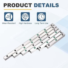 200-1500mm HGR15-HGR30 Linear Rail Linear Motion Guideway for DIY CNC Router