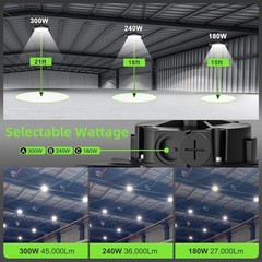 480V 45000LM 300W LED High Bay Area Light Fixture Commercial Warehouse Shop Lamp