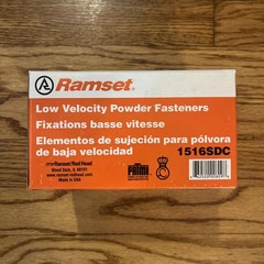 NEW! RAMSET 2-1/2 in. Drive Pins with Washers (100-Pack) 1516SDC