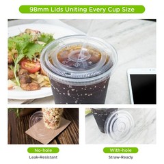 Karat Earth 10oz PLA Cup, Clear (78mm) – 1,000 pcs, KE-KC10
