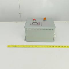 Hoffman A10086CH 10″ x 8″ x 6″ Electrical Enclosure W/Backplate & Switch