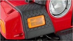 Bushwacker Trail Armor Front Corner Covers | 2-Piece Set, Black, Textured Finish