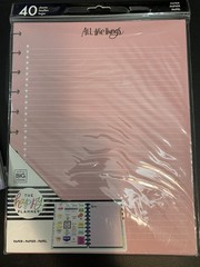 Lot of 4 The Happy Planner Big Refill Pages 40 Sheets 4 Colors per Pack