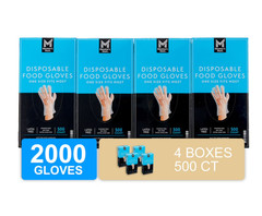 Member’s Mark Disposable Food Gloves, 500 ct., 4 pk -Great Price Free Delivery
