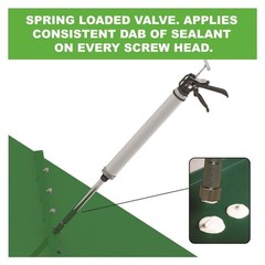 Roofing Sealant Dispenser Kit for Metal Fasteners 30oz Extension Nozzle