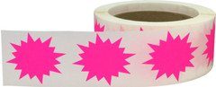 Color Coding Burst Labels Starburst Design | 2″ Inch | 500 Pack | Pick One Color
