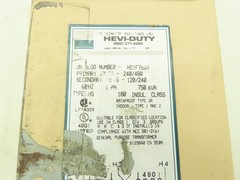 Emerson HS1F750B Hevi-Duty Transformer 0.75 KVA 1 Ph HV 240/480V LV 120/240V