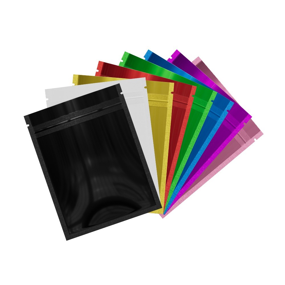 4CustomPrint 100 Smell Proof 3.5g Mylar Bags Zip Seal Lock Resealable Pouch