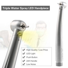10 Turbina Dental LED Fiber Optic Handpiece E-generator Internal 3 spray 2 holes