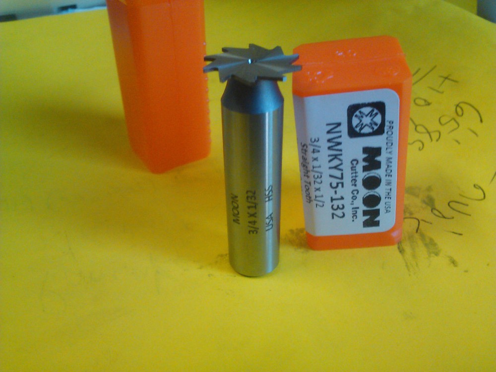 1/32″ x 3/4″ High Speed Steel Narrow Width Keyseat Cutter Made in USA!!