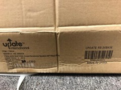 Box of 2 Update International RS-36BK-N – 36″ Steel Crowd Guidance System