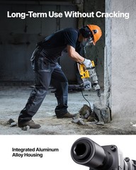 Demolition Jack Hammer Concrete Breaker 1400W Electric Hammer 2 Chisel Bit