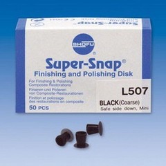SHOFU Super Snap Composite Finishing & Polishing 50 Disc Pack L507 BLACK COARSE