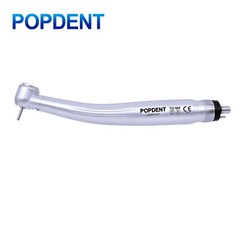 10Pcs POPDENT Dental LED E-generator High Speed Handpiece Push Button 4 Hole