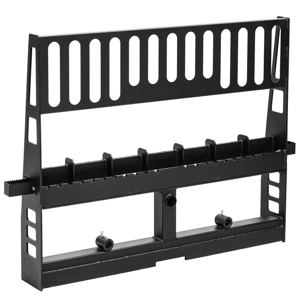 48″ Pallet Fork Frame Skid Steer Attachment Quick Tach Tractor 4500lb Heavy Duty