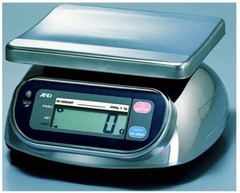 A&D SK-5001WP Washdown Scale 5000 g x 1 g (Grams only) NSF certified