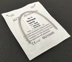 100 Packs Thermal Activated Niti Arch Wire Round Bows Ovoid Form Size For Chose