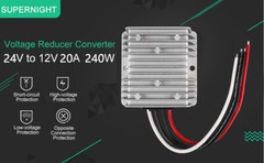 24V to 12V 20A 240W Converter DC to DC Step Down Voltage Reducer Waterproof