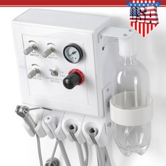 Portable Dental Turbine Unit Air Compressor/High&Low Speed Handpiece Kit 2/4Hole