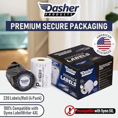 Dasher Products Thermal Shipping Labels Compatible with Dymo LabelWriter 4XL …