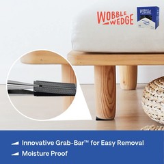 Wobble Wedges Rigid Plastic Shims, Multi-Purpose Shim for 30, Black