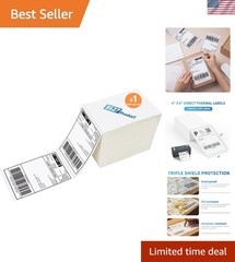 100 Count 4×6 Thermal Labels – Ideal for Direct Thermal Printers and Shipping