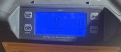 Fieldpiece MR45 Refrigerant Recovery Machine 120V 400 Read Discription With Cord