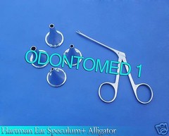 5 Pcs Set Hartmann Ear Speculum Micro Alligator 3″Ent Surgical Nasal Ds-1143