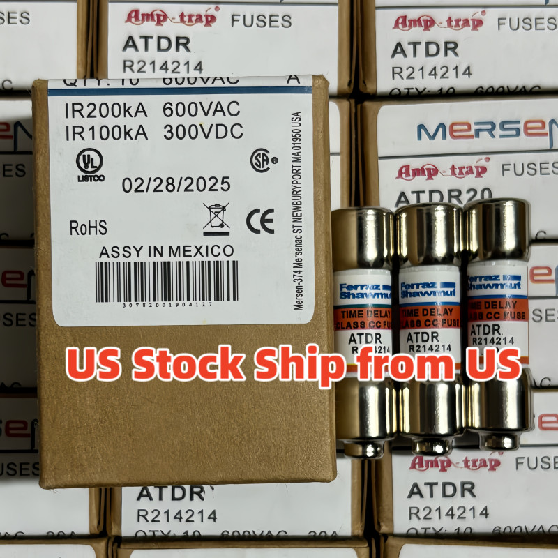 ATDR5 10PCS Ferraz Shawmut ATDR-5 5A 600V Fuse US Stock Ship from US