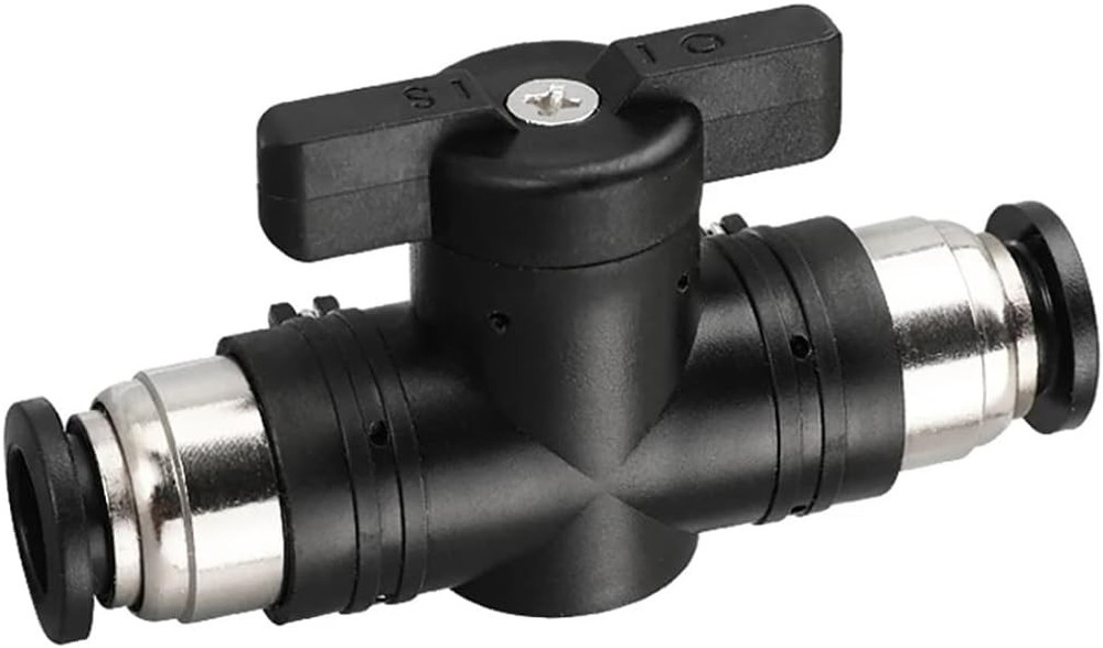 5/32″ OD Pneumatic Ball Valve BUC Push to Connect 4mm or 5/32“ Tube