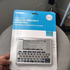 Franklin Speaking Merriam Webster’s Dictionary w/Thesaurus Spell Correct SSD-256