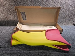 (QTY 1 PAIR)Salisbury Sleeve Dipped Class 3 Type I Red/Yellow Extra Curved Large