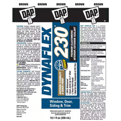 Dynaflex 230 10.1 Oz. Brown Premium Exterior/Interior Window, Door and Trim Seal