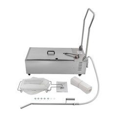 55L Stainless Fryer Oil Filter Cart Machine Commercial Oil Filtration System