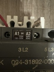 YORK ABB CONTACTOR # 024-31892-000 # A145-30 250 AMP 600V 3 PHASE 110-120V COIL