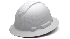 Ridgeline Full Brim ANSI Construction Safety Hard Hat 4 Point Ratchet Suspension