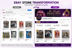 Complete eBay Store Branding, Listing Template Design & Video Ads Package Auto