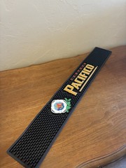 Pacifico Cerveza Drip Rail PVC Bar Mat, 24 x 3.5″ Multi-Color