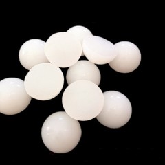 White Solid Silicone Rubber Half Ball Mold Stripping Hemisphere High Temperature