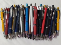 100 Misprint METAL Click Pens Bulk Wholesale MULTICOLOR Premium Pen Lot