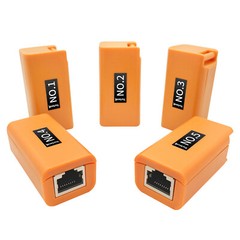 Rsrteng Network Cable Tester Remote Kits NO.1 to 5 or NO.6 to 10 for RJ45 Cat5