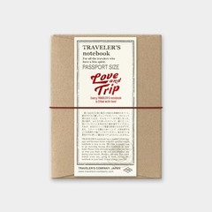 Traveler’s Company Love and Trip Limited Edition Red Notebook Passport Size