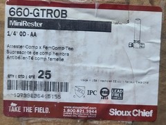 Sioux Chief 660-GTR0B Water Hammer Arrestor 1/4″ O.D. FIP Comp x 1/4″ OD Comp.
