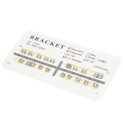 20 Pcs Dental Orthodontic Bracket Brace Monoblock MIM Roth MBT 022 018 345 Hook