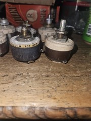 8 RARE VINTAGE WESTERN ELECTRIC-KS OHMITE TRU OHM RHEOSTATS TYPE J MORE