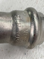 Victaulic P586 Vic-Press 1″ Press Stainless Steel 90-Degree Elbow HNBR Seal
