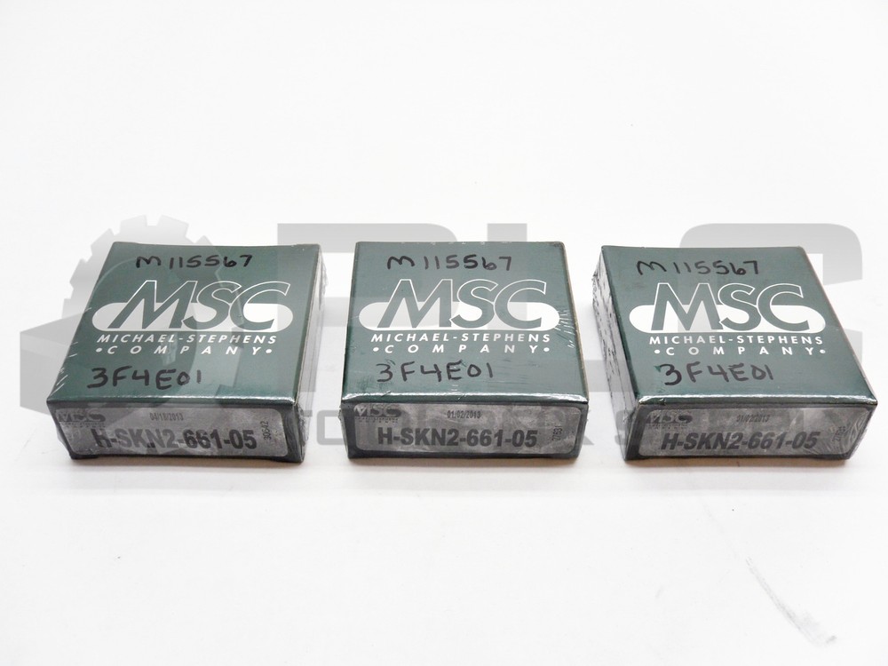 NEW LOT OF 3 MSC H-SKN2-661-05 SEAL KIT