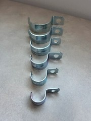 3/4″ 1 hole Steel Halex type IMC/Rigid Snap-on Conduit Pipe Strap 100 pc